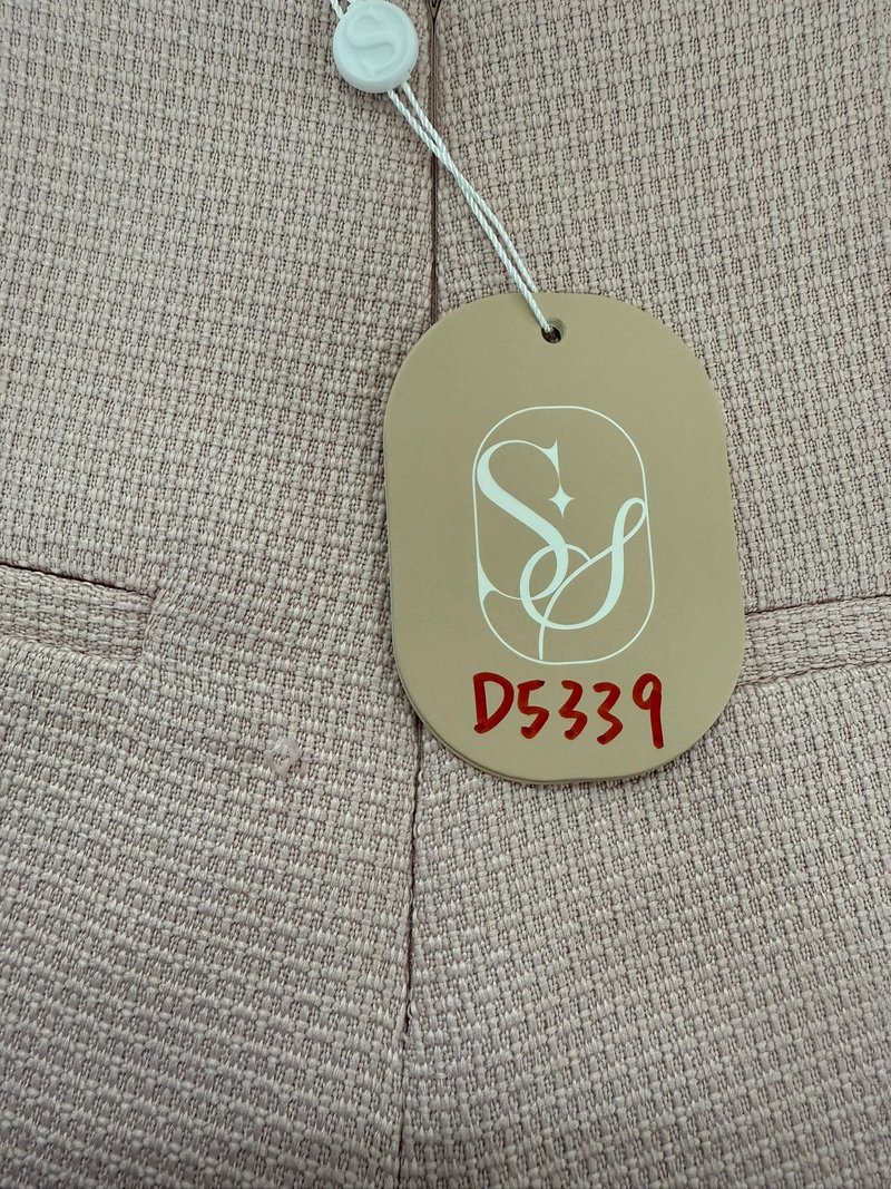 DEFECT | Tessia Tweed Co-ord Shorts in Light Pink in M