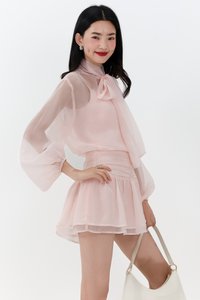 Corelia Co-ord Blouse in Light Pink