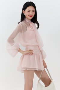 Corelia Co-ord Blouse in Light Pink