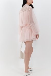 Corelia Co-ord Blouse in Light Pink