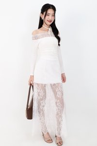 Louisa Lace Skirt in White