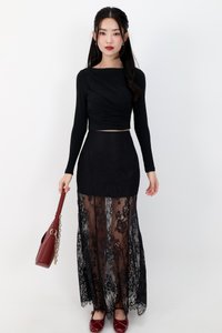 Louisa Lace Skirt in Black Louisa Lace Skirt in Black