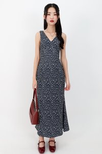 Florence Floral Midaxi Dress in Navy Florence Floral Midaxi Dress in Navy