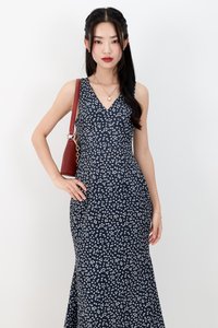 Florence Floral Midaxi Dress in Navy Florence Floral Midaxi Dress in Navy