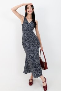 Florence Floral Midaxi Dress in Navy Florence Floral Midaxi Dress in Navy