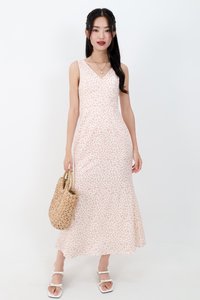 Florence Floral Midaxi Dress in Cream Florence Floral Midaxi Dress in Cream