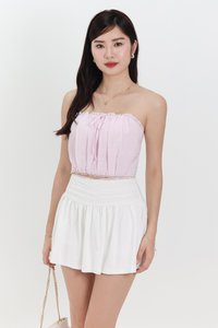 Torie Textured Two Way Top in Soft Lilac