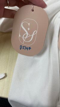 DEFECT | Lumi Layered Cardigan Top Set in White in XS