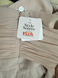 DEFECT | Madeline Mesh One Shoulder Jumpsuit in Nude Blush in XS