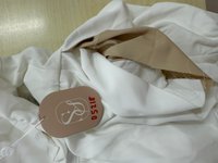 DEFECT | Skyler Sleeved Bubble Romper Dress in White in S