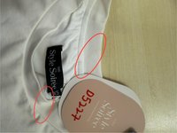 DEFECT | Rene Ruched Tee in White in XS