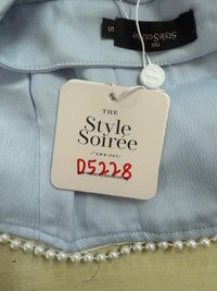 DEFECT | Priscilla Pearl Co-ord Skorts in Light Blue in S