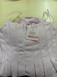 DEFECT | Teania Tweed Romper Dress in Lilac Pink in XS