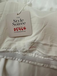 DEFECT | Caitlin Cross Back Pleat Maxi in White in XL DEFECT | Caitlin Cross Back Pleat Maxi in White in XL