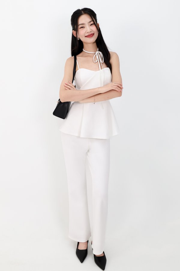 Carmen Co-ord Set in White