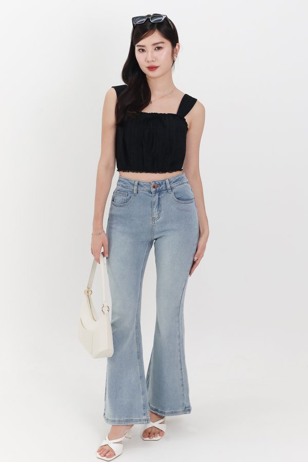 Fae Fit & Flare Denim Jeans V2 in Light Wash ( Regular Length )