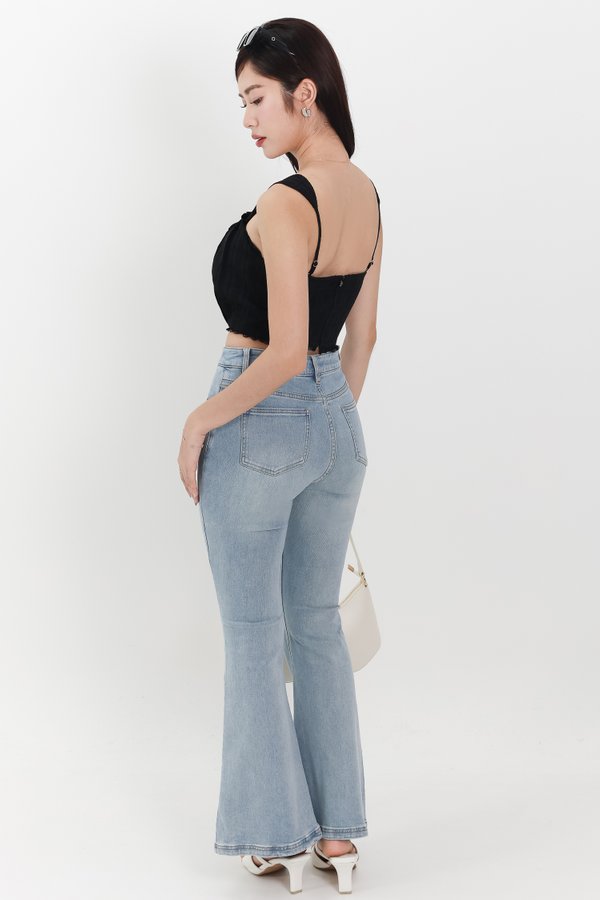 Fae Fit & Flare Denim Jeans V2 in Light Wash ( Regular Length )