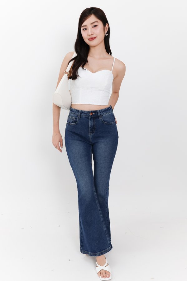 Sherrie Sweetheart Top in White
