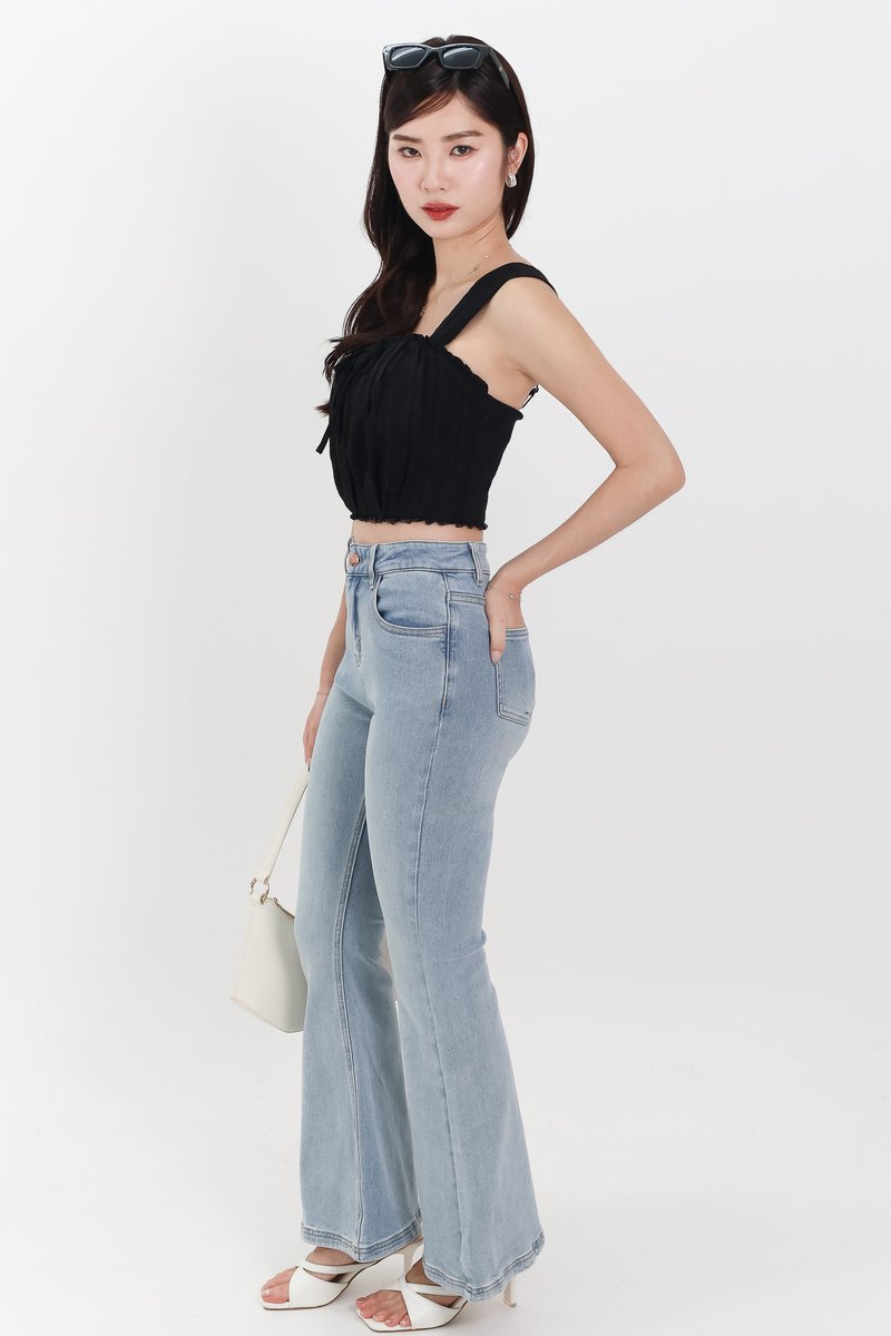 Fae Fit & Flare Denim Jeans V2 in Light Wash ( Regular Length ) Fae Fit & Flare Denim Jeans V2 in Light Wash ( Regular Length )