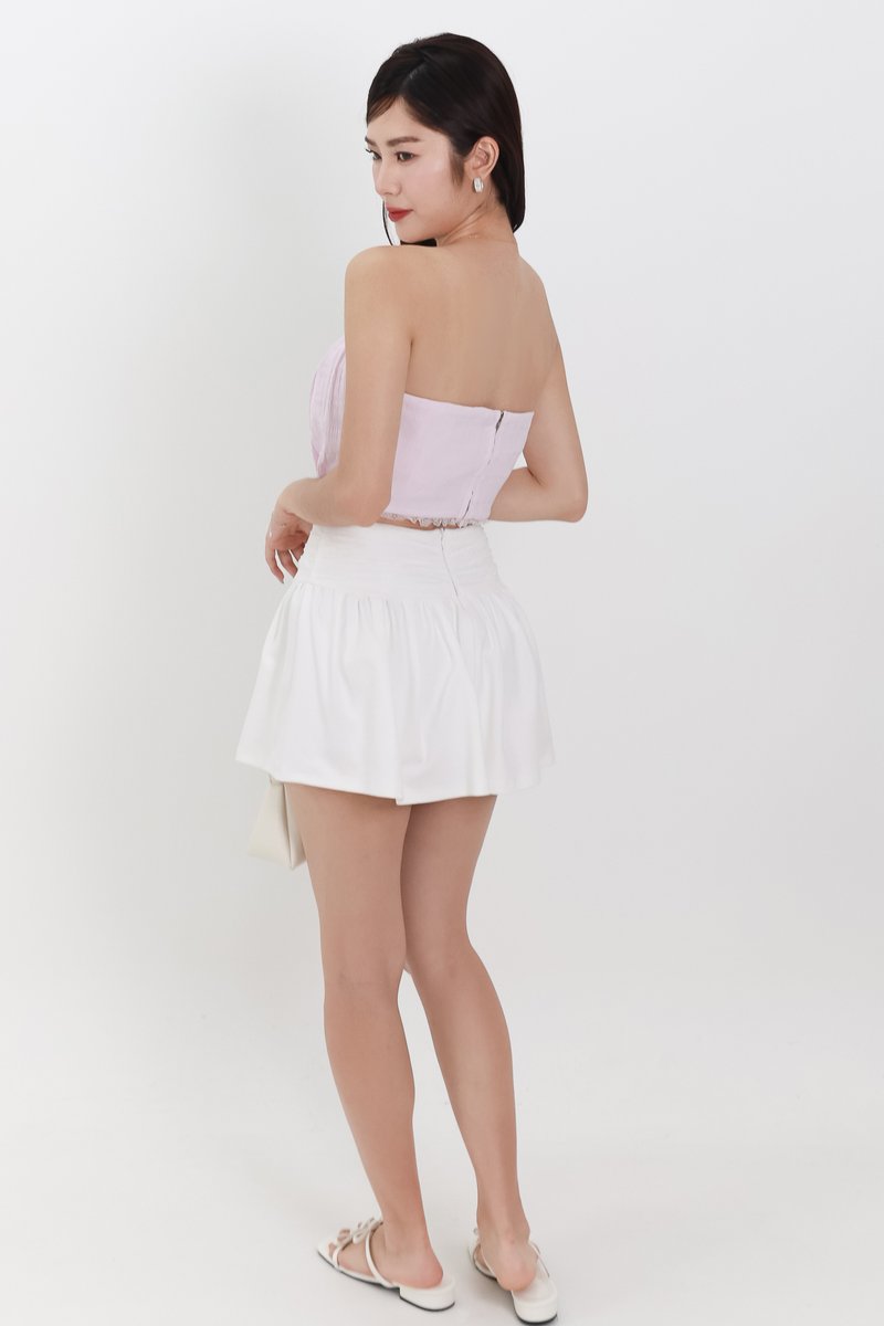 Torie Textured Two Way Top in Soft Lilac