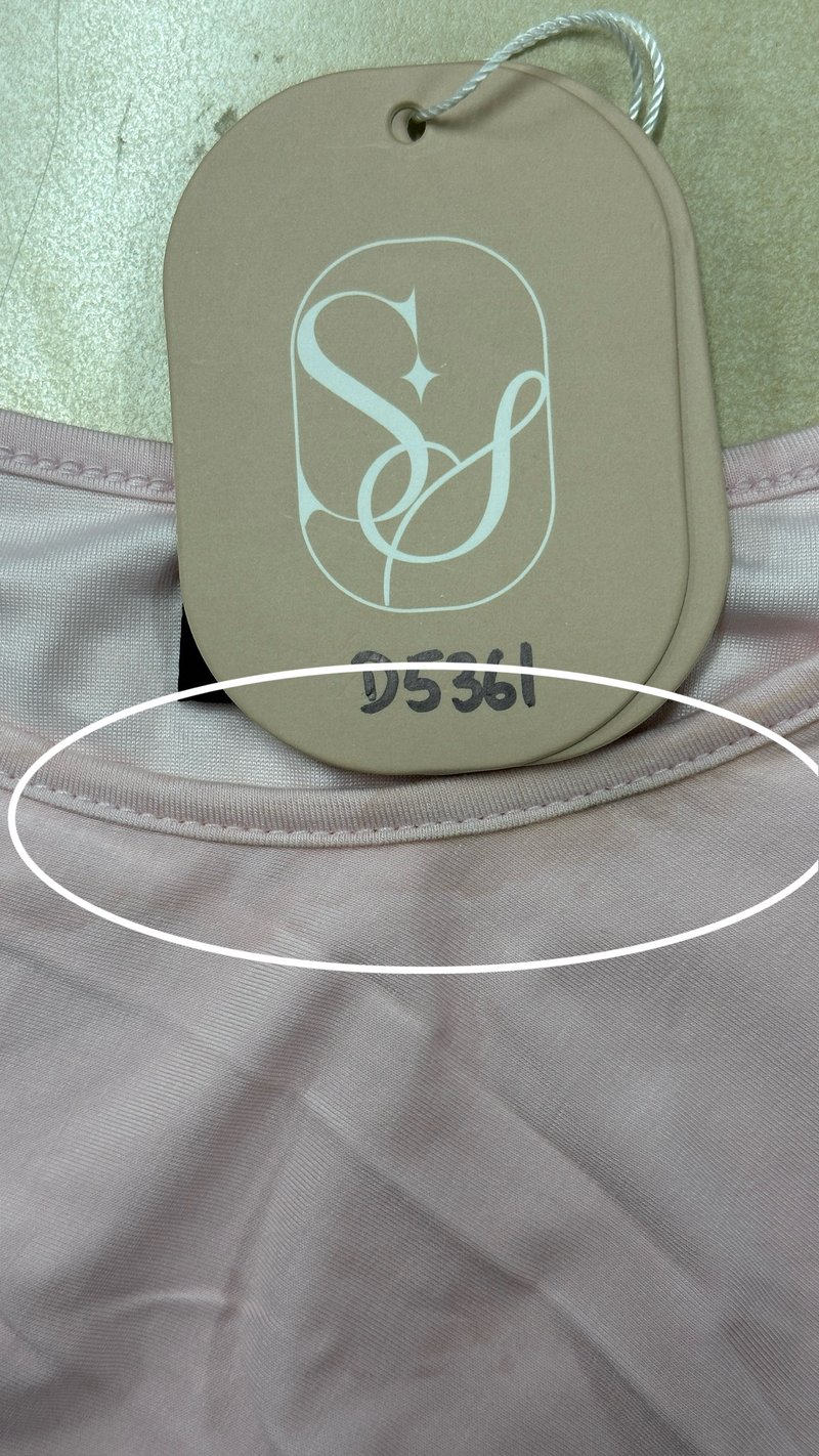 DEFECT | Diana Drape Padded Tank Top in Pink in S DEFECT | Diana Drape Padded Tank Top in Pink in S