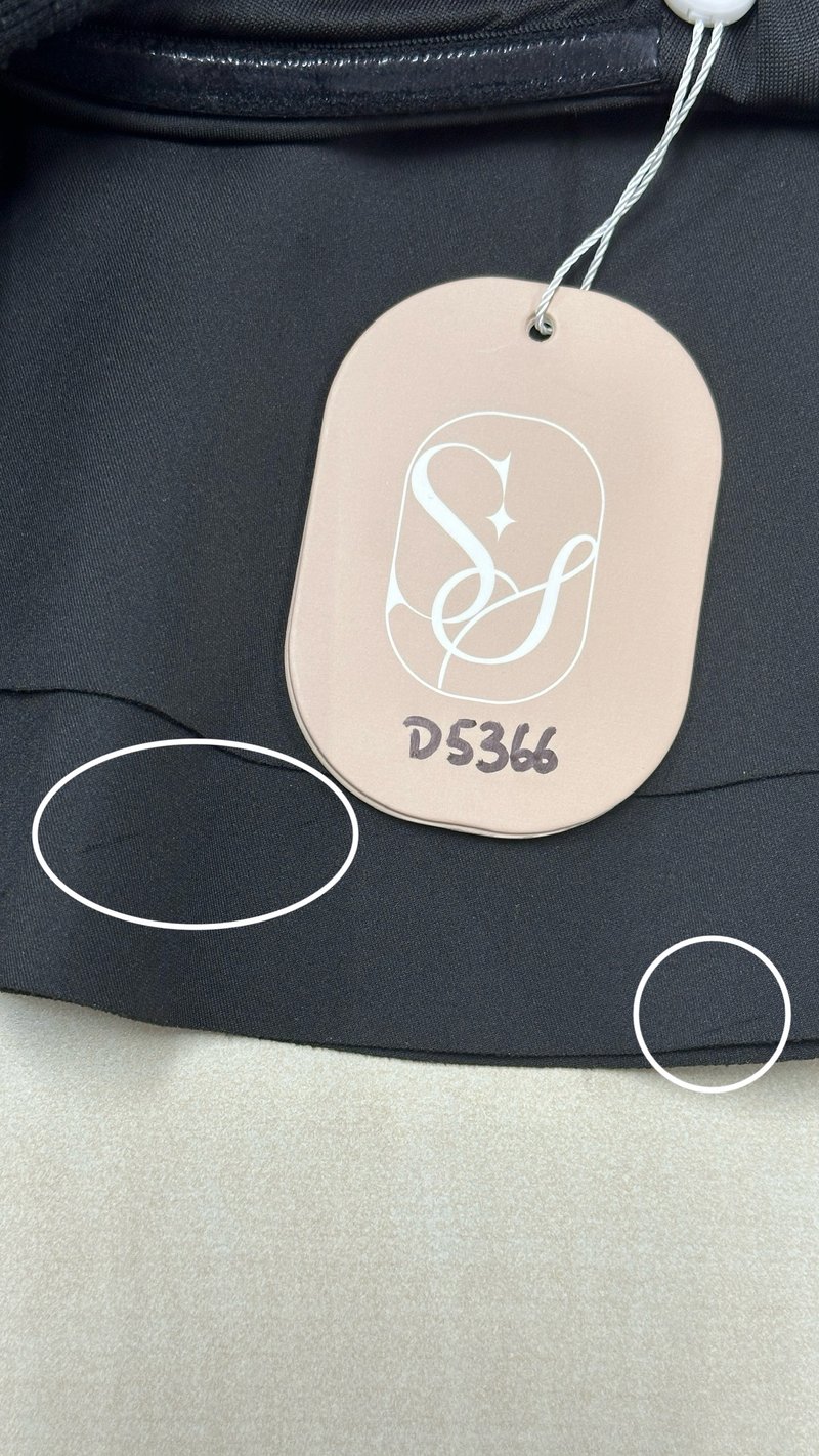 DEFECT | Candice Co-ord Bustier Top in Black in M