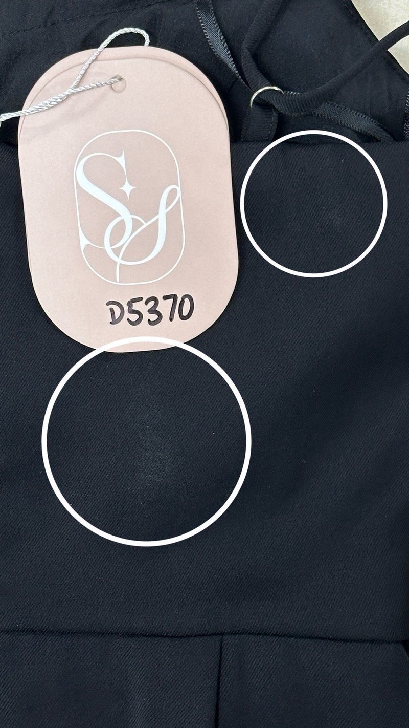 DEFECT | Prestine Pleat Midi Dress in Black in XXS