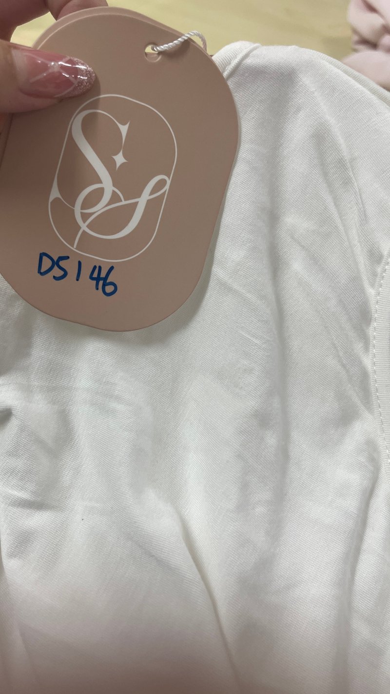DEFECT | Darrie Drape Tank Dress in White in S