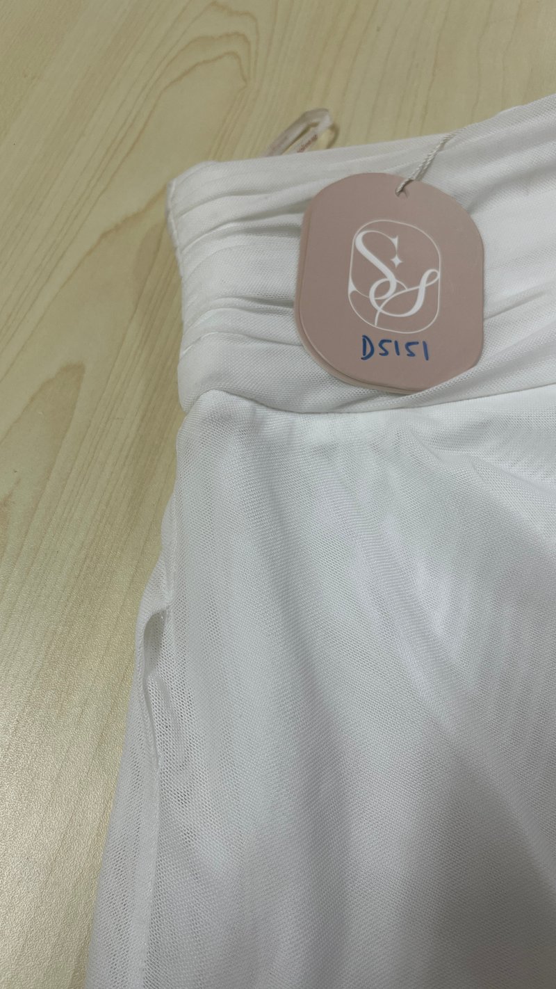DEFECT | Marley Mesh Co-ord Skorts in White in XS