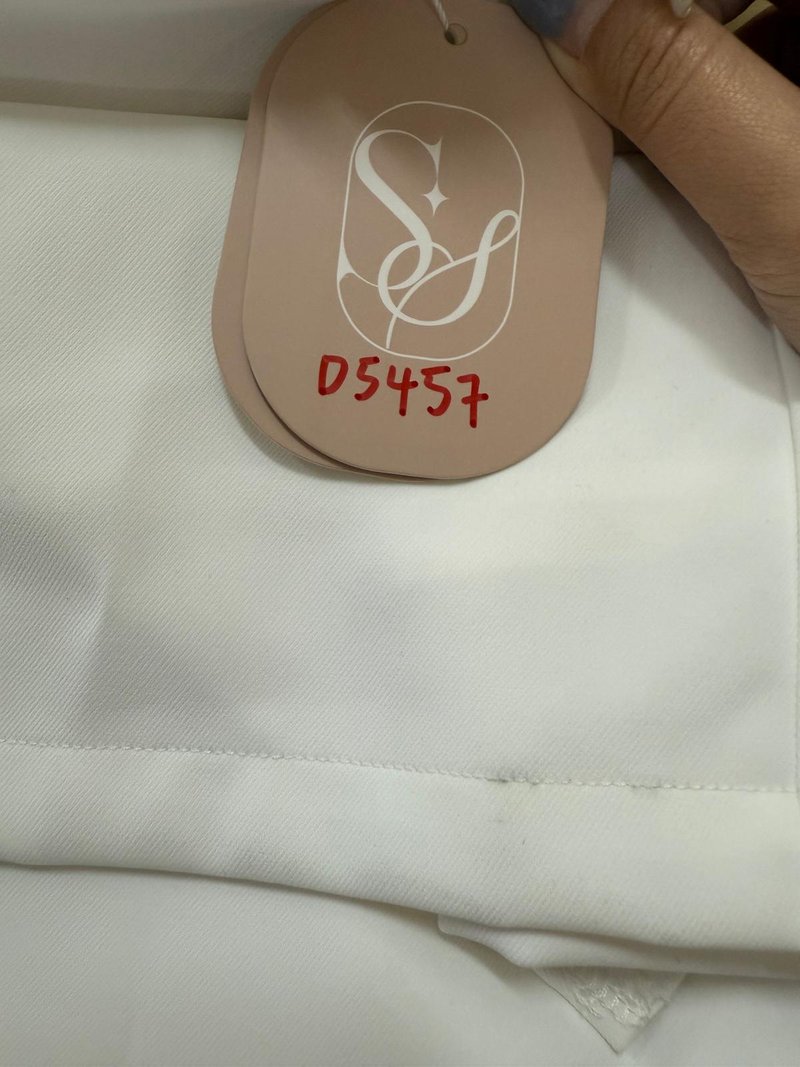 DEFECT | Prestine Pleat Midi Dress in White in XXS DEFECT | Prestine Pleat Midi Dress in White in XXS