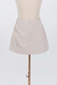 Rumi Ruched Skorts in Nude Grey Rumi Ruched Skorts in Nude Grey