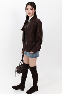 RESTOCKS 2 | Peira PU Leather Jacket in Brown