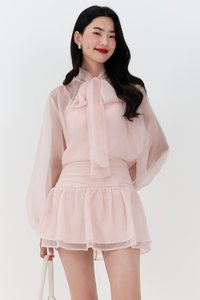 Corelia Co-ord Set in Light Pink