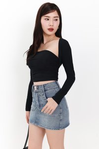 Candy Co-ord Mesh Bolero Tube Set in Black