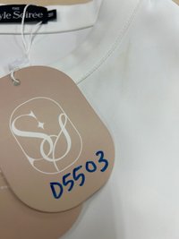 DEFECT | Men Mandarin Collar Shirt in White in M