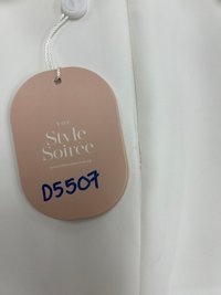 DEFECTS | Treasure Tie Romper Dress in White in XS