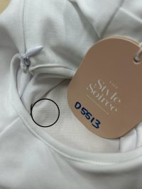 DEFECT | Serla Sleeved Bubble Romper Dress in White in XXS