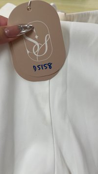 DEFECT | Chernise Co-ord Highwaist Pants in White ( Regular Length ) in S