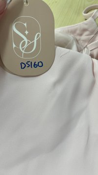 DEFECT | Prestine Pleat Midi Dress in Pastel Pink in XL