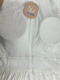 DEFECT | Darrie Drape Tank Dress in White in S