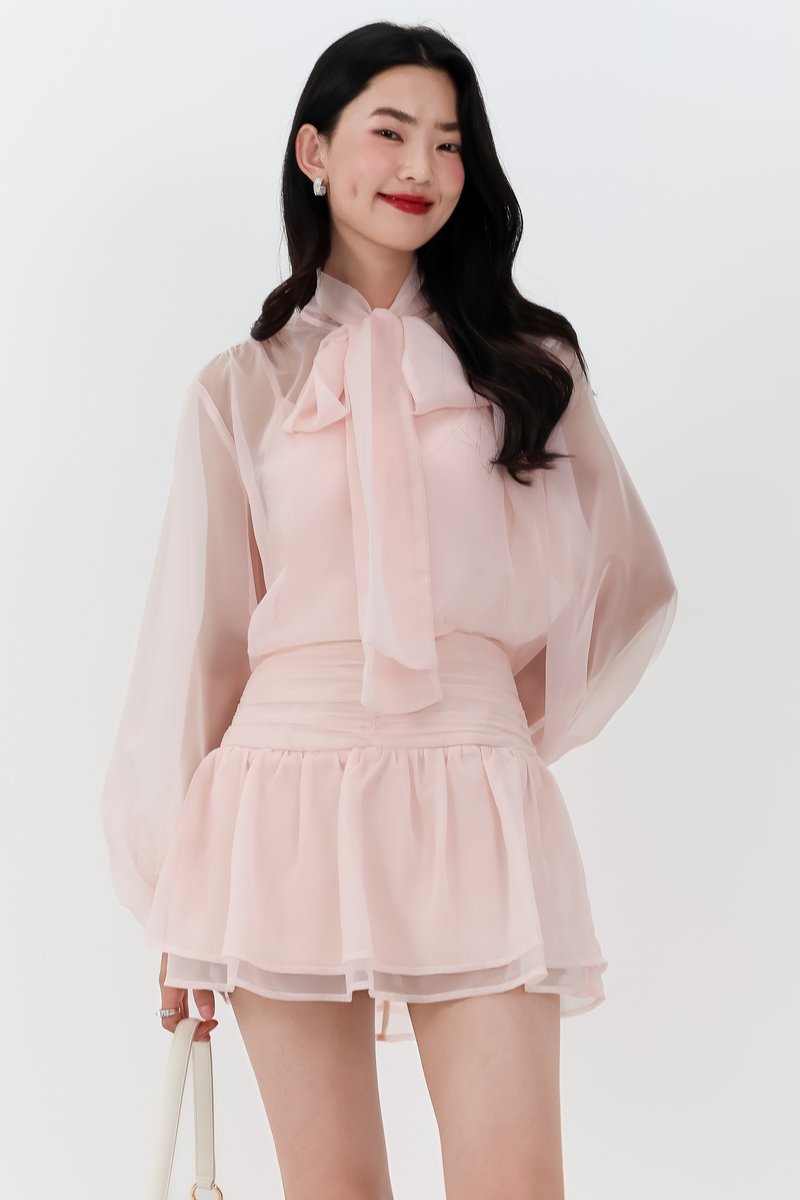 Corelia Co-ord Set in Light Pink