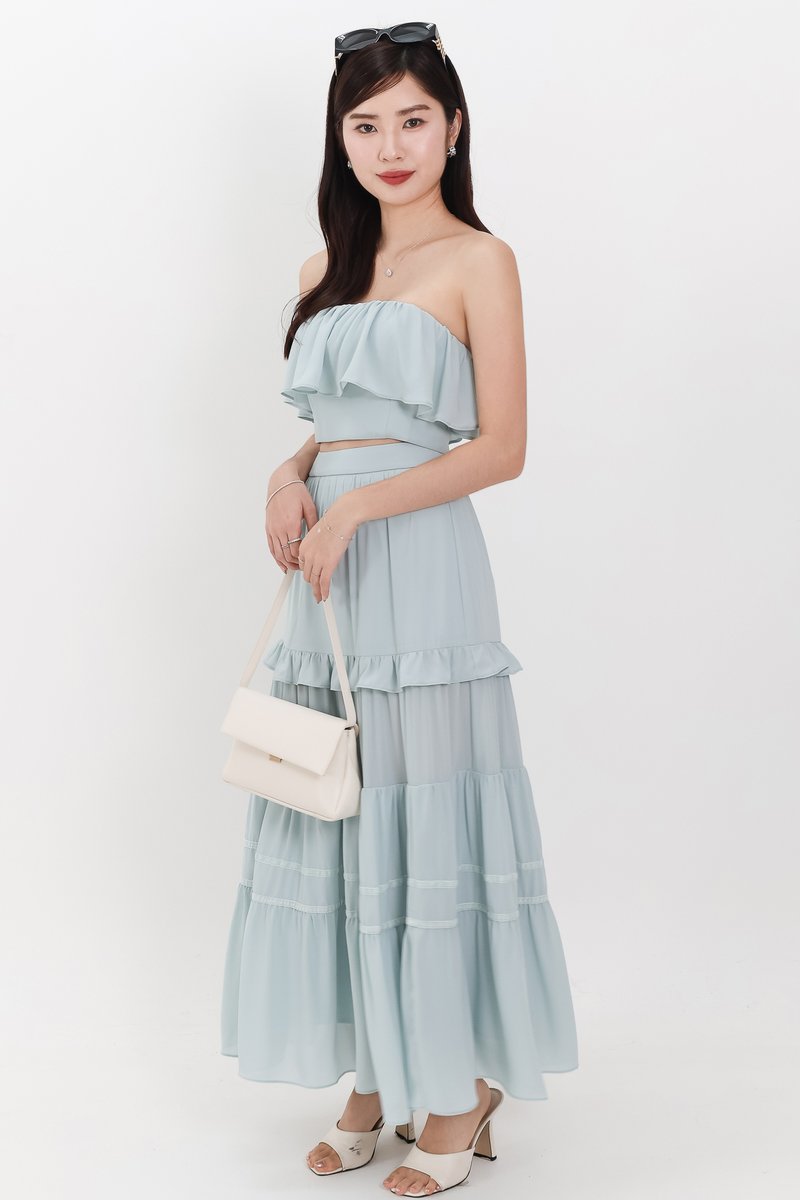 Coastal Co-ord Set in Tiffany Blue