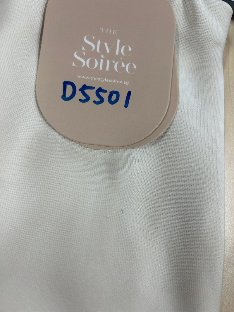 DEFECT | Chelsea Co-ord Satin Skirt in Champagne ( Regular Length ) in L