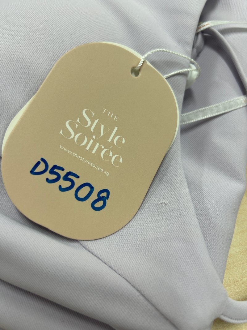 DEFECT | Prestine Pleat Midi Dress in Lilac in L