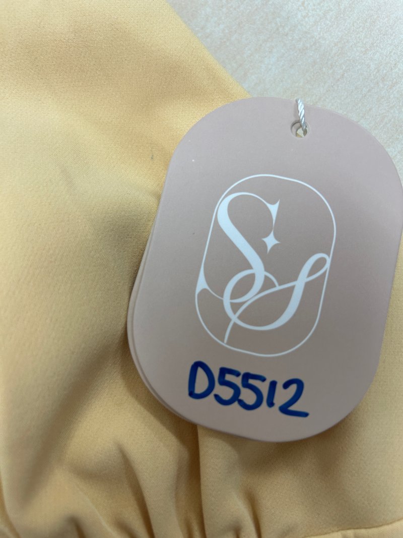 DEFECT | Trea Tie Front Top in Canary Yellow in S