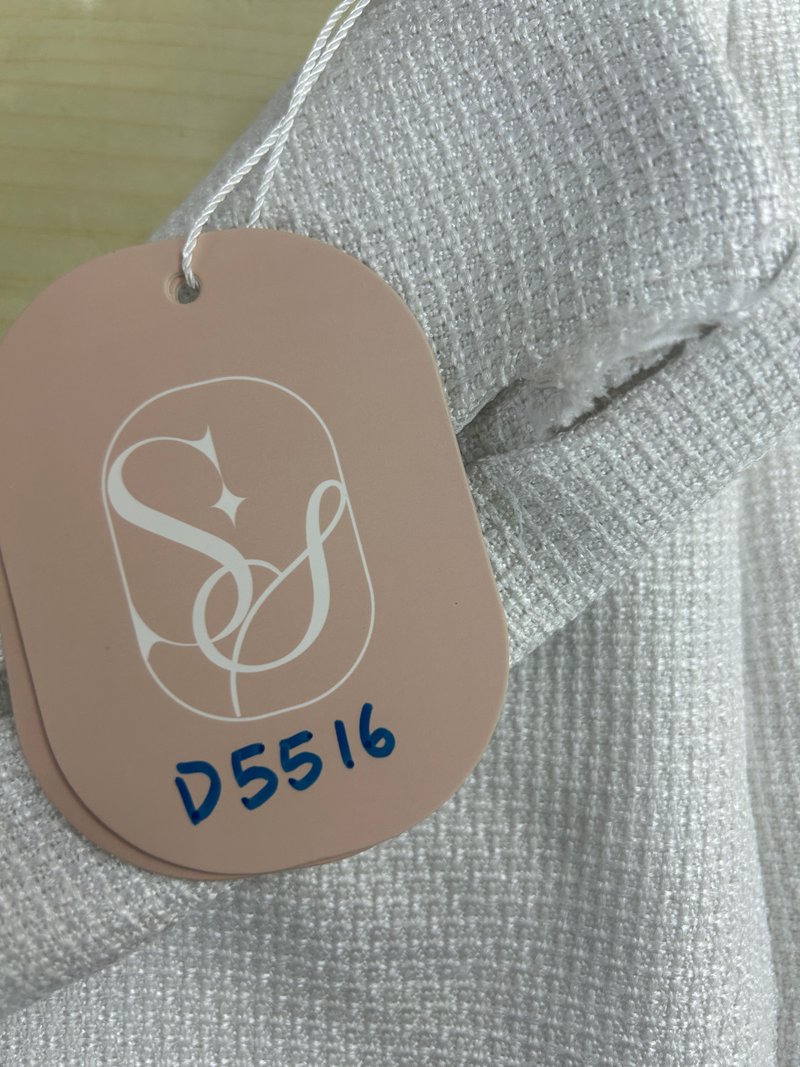 DEFECT | Tiari Tweed Co-ord Skorts in White in XXS