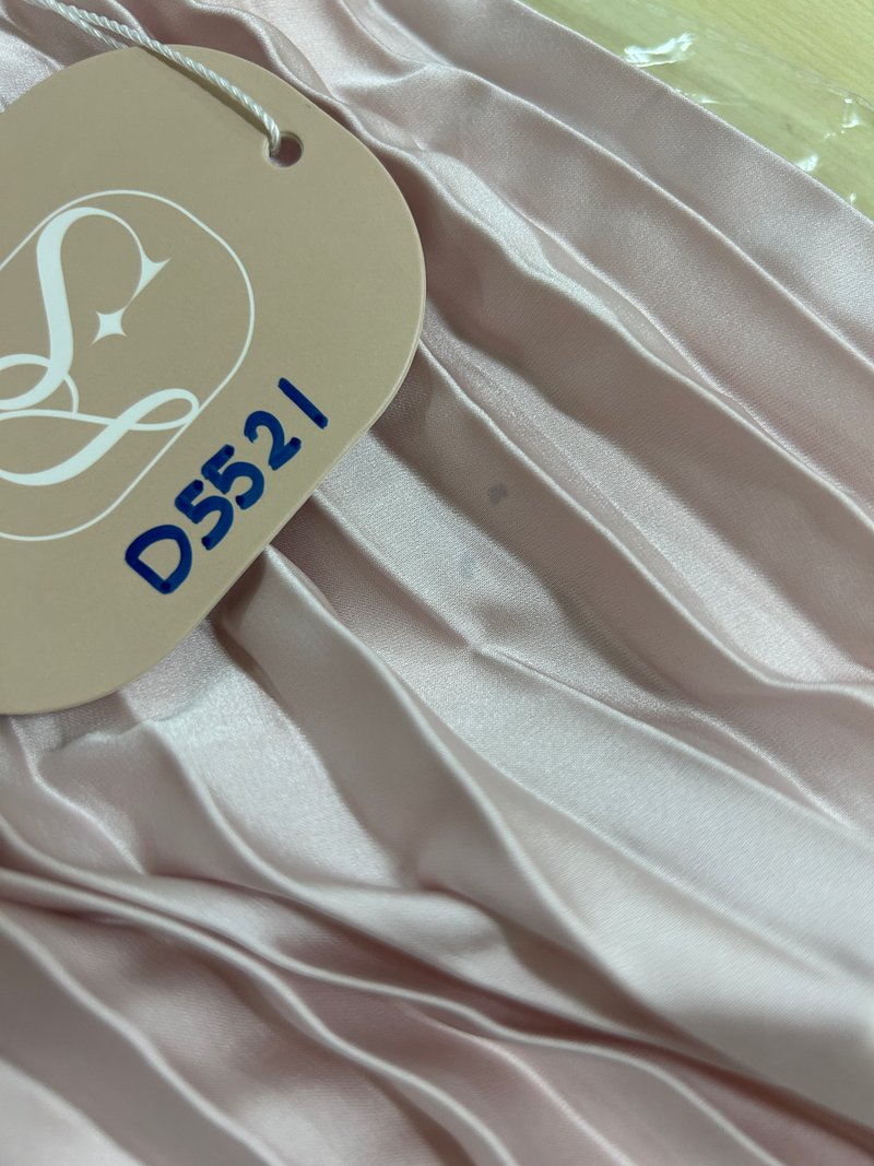 DEFECT | Cecelia Co-ord Pleated Skirt in Pastel Pink ( Regular Length ) in S