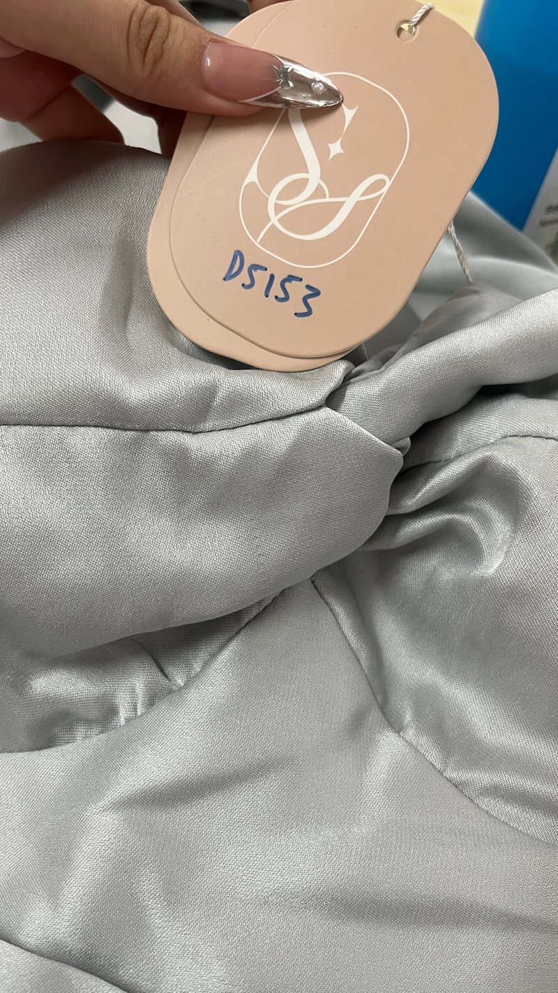 DEFECT | Terella Twist Knot Dress in Teal Blue in XL