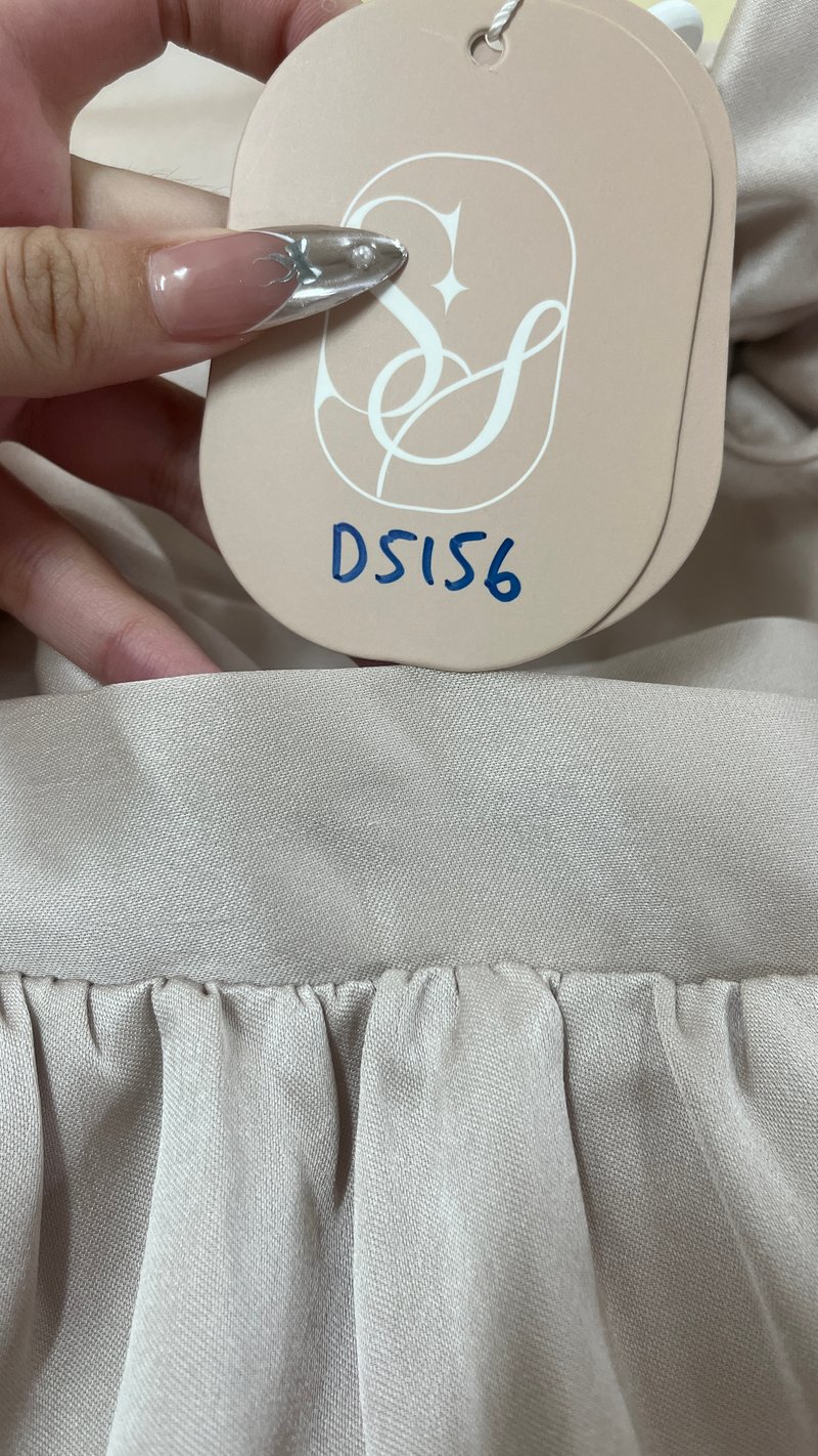 DEFECT | Terella Twist Knot Dress in Champagne Blush in M