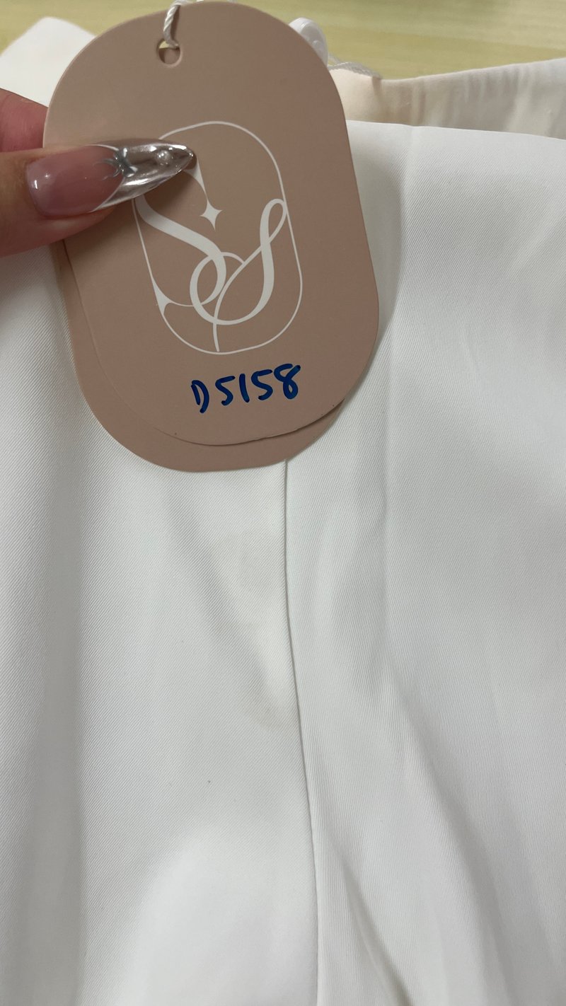 DEFECT | Chernise Co-ord Highwaist Pants in White ( Regular Length ) in S